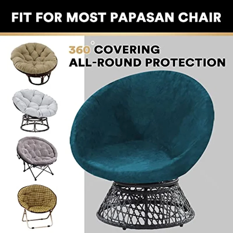 Sauce Chair Round Saucer Chair Cover Spandex Chair Cover Protector Round Camping Chair Covers Slipcovers