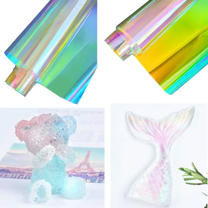 

Футов для зеркальной отражающей бумаги AURORA эффект AB Find 066C