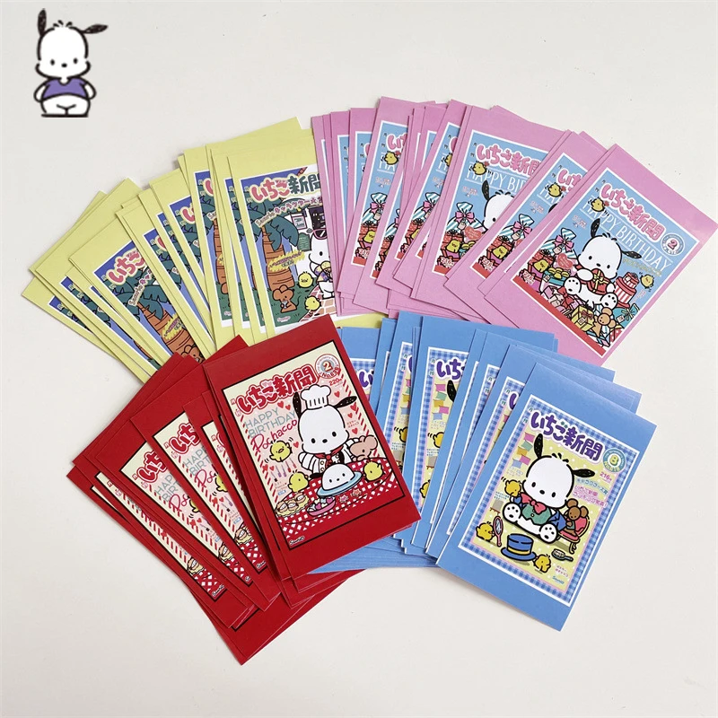 

20 шт. милые стикеры Sanrio, милые аниме наклейки-снэки, декоративные аксессуары, детские игрушки, подарки для девочек