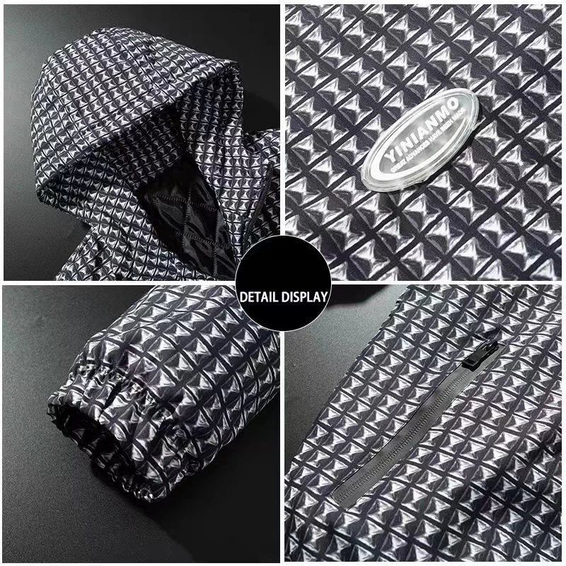 2021 New Men's Cotton-padded Jacket Winter Thick And Warm Male Jacket Korean Style Trendy Cotton Clothing Large Size Coat