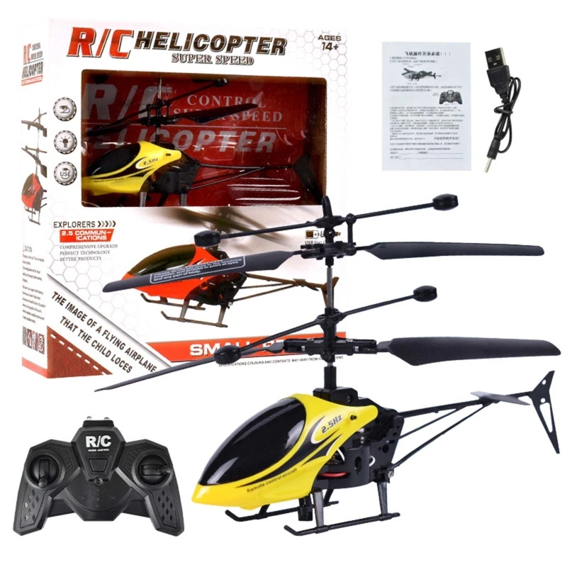 Helicopter RC Toys Mini Drone Rechargeable Infrared Induction Remote Control RC Helicopter Flying Toys for Boys Girls