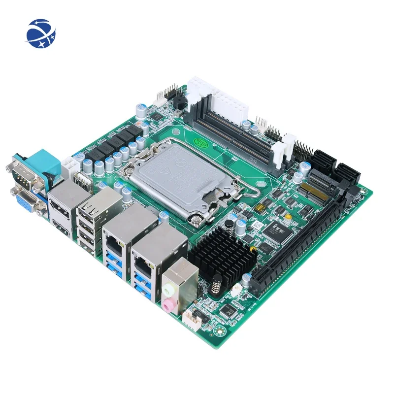 Материнская плата Zunsia 17x17 ITX LGA1700 H610 B660 H670, набор микросхем PCI-E4.0 X16, слот с тройным дисплеем, компьютерная материнская плата с ОЗУ ПК (art.: 3920ca277cc23) - 3920ca277cc23
