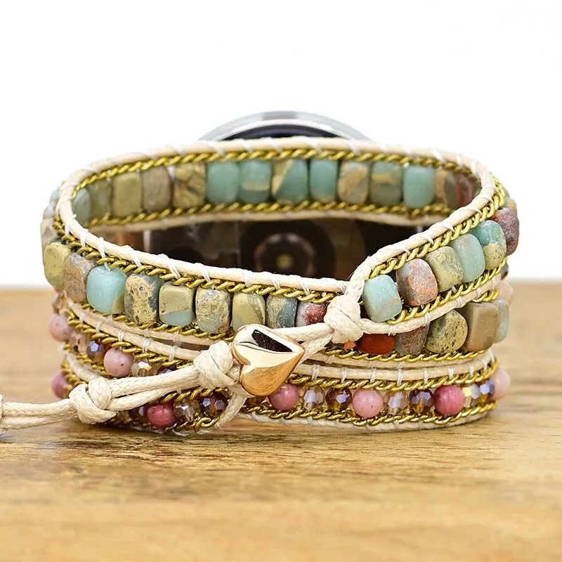 Stone Bracelet for Samsung Galaxy Watch Strap Band 22mm 20mm Bohemia Style for Huawei Honor Watch for Amazfit GTR