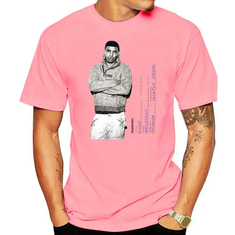 

DRAKE - PASSPORT - Official T-Shirt - PUNK ROCK - New XL Only 2022 Short Sleeve O-Neck