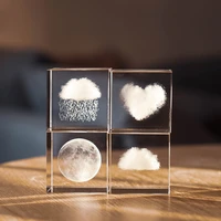 cloud cube cloud cube ornament small crystal healing system is not angry exquisite niche high end birthday gift decorations