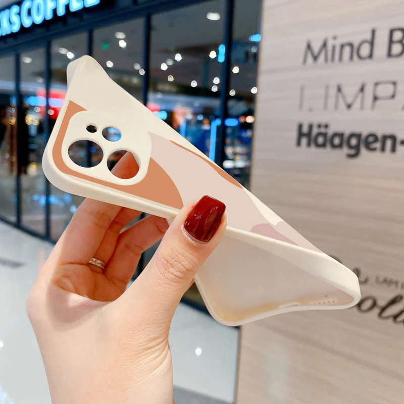 abstract geometry illustration phone case for iphone 13 pro max 12 11 pro xr xs max x 7 8 plus mini 6 6s se 2 soft silicon cover free global shipping