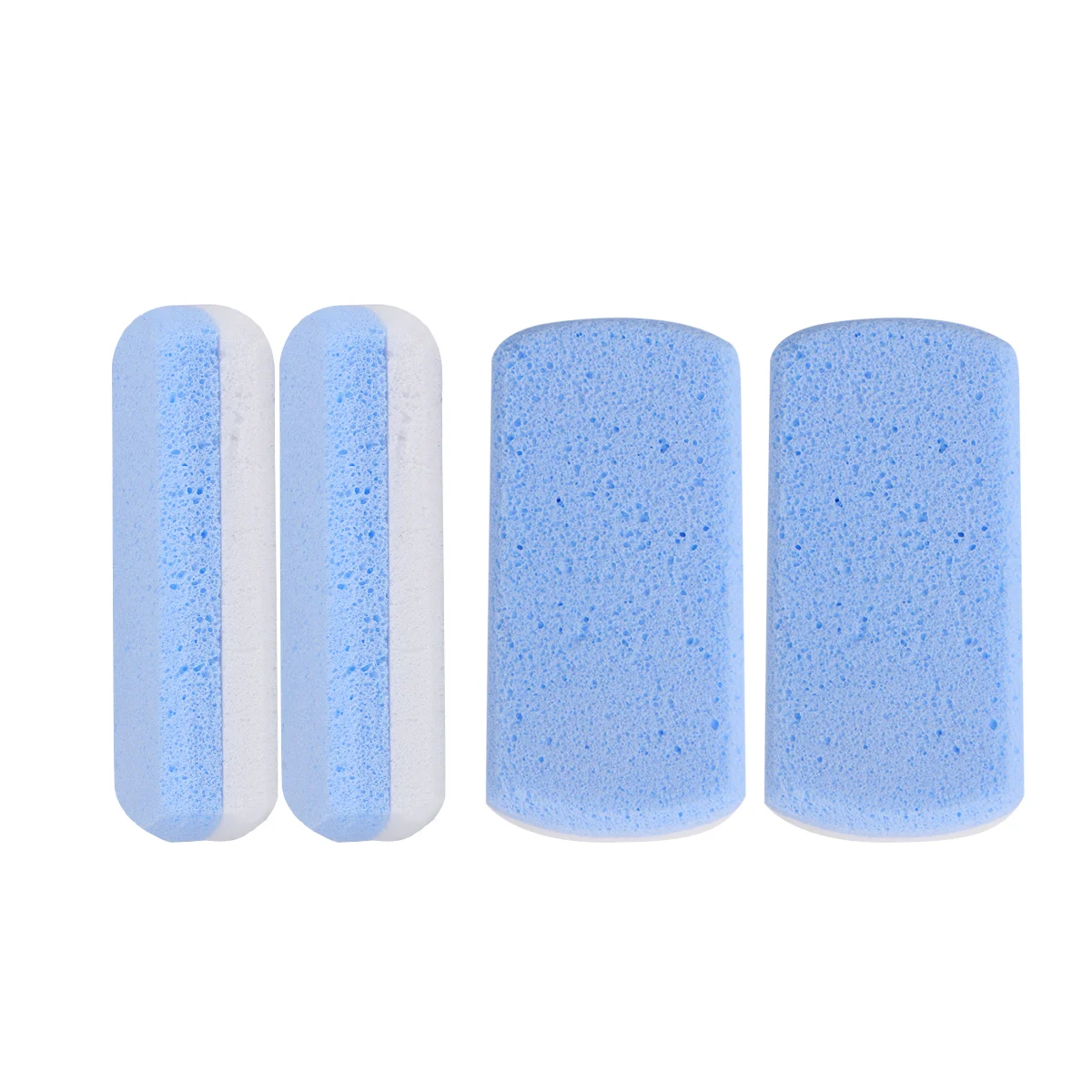 

4pcs Foot Exfoliators Coarse Callus Removers Pedicure Supplies Glass Stone for Students Ladies