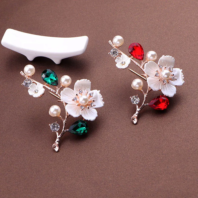 

Bouquet Brooches Pins Flower Crystal Brooch Women Fashion Brooch Pin Jewelry Gifts DIY Diamond crystal glass inlaid with