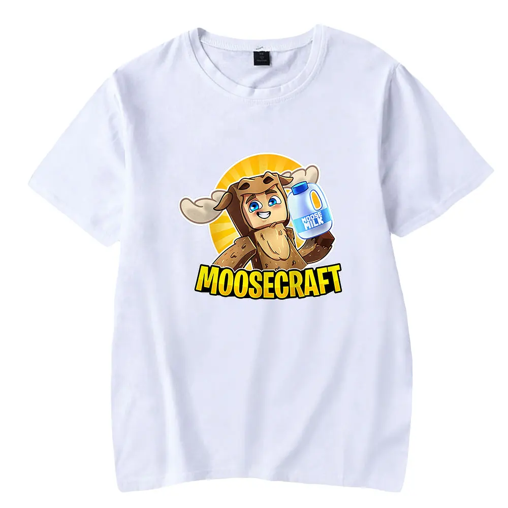 Футболка MooseCraft унисекс с круглым вырезом и коротким рукавом женская мужская