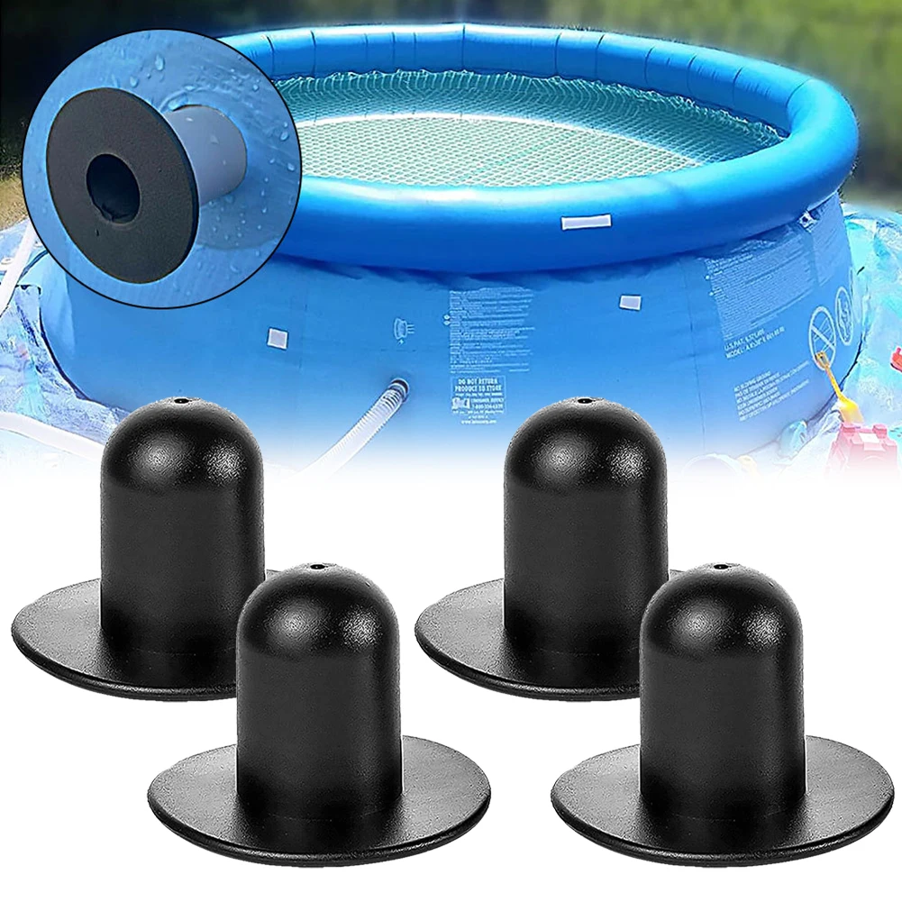 

4pcs Swimming Pool Wall Plugs Above Ground Pool Filter Plugs Filter Pump Hole Plug Swimming Accessories
