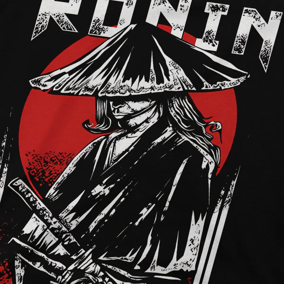 Футболка Ronin мужская с круглым вырезом стильная рубашка из полиэстера юмором