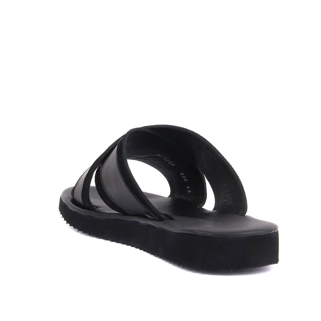 Sail-Lakers черные замшевые мужские уличные тапочки | Обувь