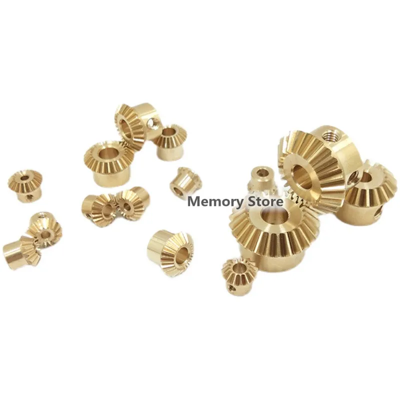 

1PC 2/3/4/5mm Inner Hole 1:1 Brass Bevel Gear Modulus 0.5，15/18/20/25 Teeth ，90 Degree Drive Commutation Gears