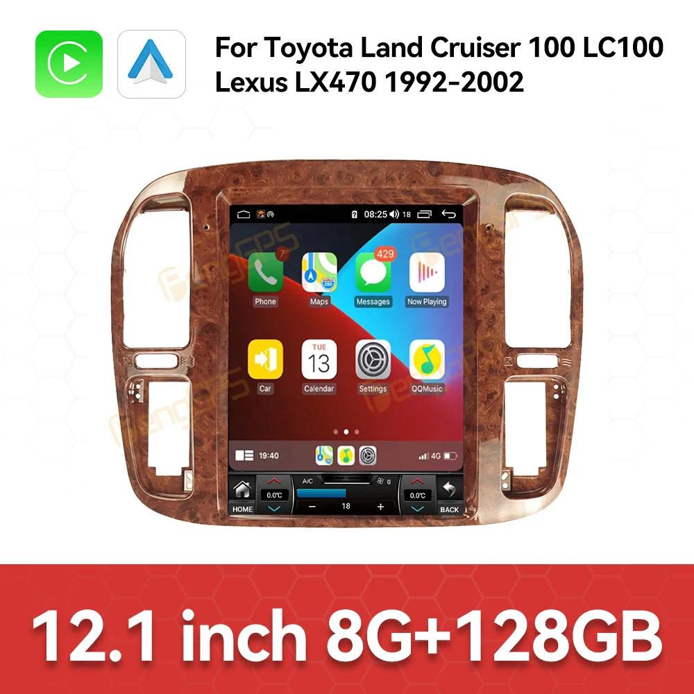 

Для Toyota Land Cruiser 100 LC100/Lexus LX470 1992-2002 Android автомобильный радиоприемник стереоприемник авторадио мультимедийный плеер GPS