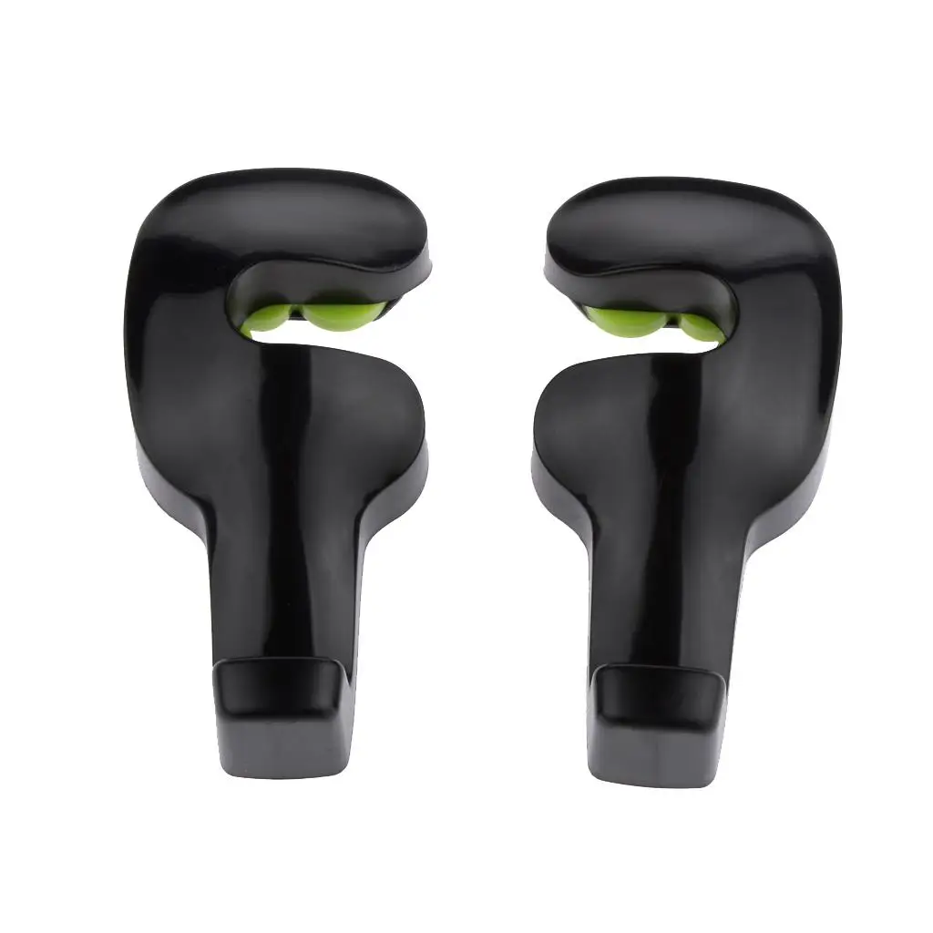 

2x Universal Car Seat Headrest Hanger Holder Hook Cloth Bag Organizer