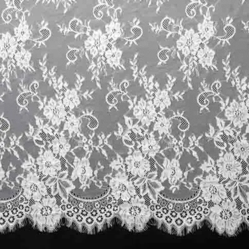 150 х 300 см вуаль для ресниц черно-белая легкая кружевная ткань