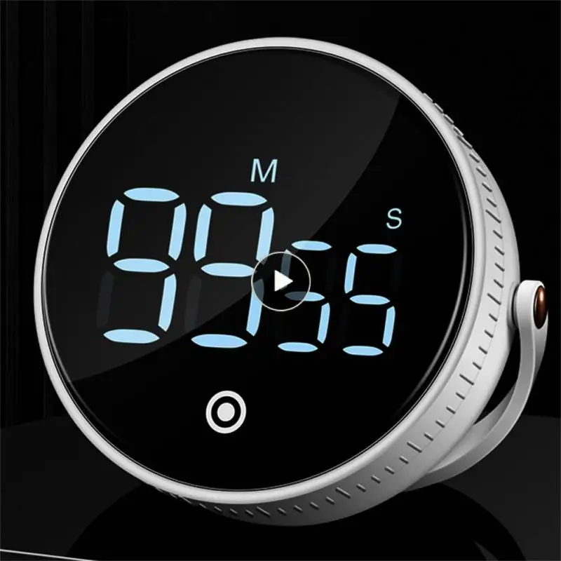 

Self Regulating Rotary Timer Kitchen Countdown Beauty Movement Timer Magnetic Suction Led Mute Stopwatch Alarm Clock Reminder