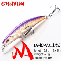 fishing lure 68mm isca artificial for bass trout saltwater freshwater minnow lure high quality hard baits good action wobblers