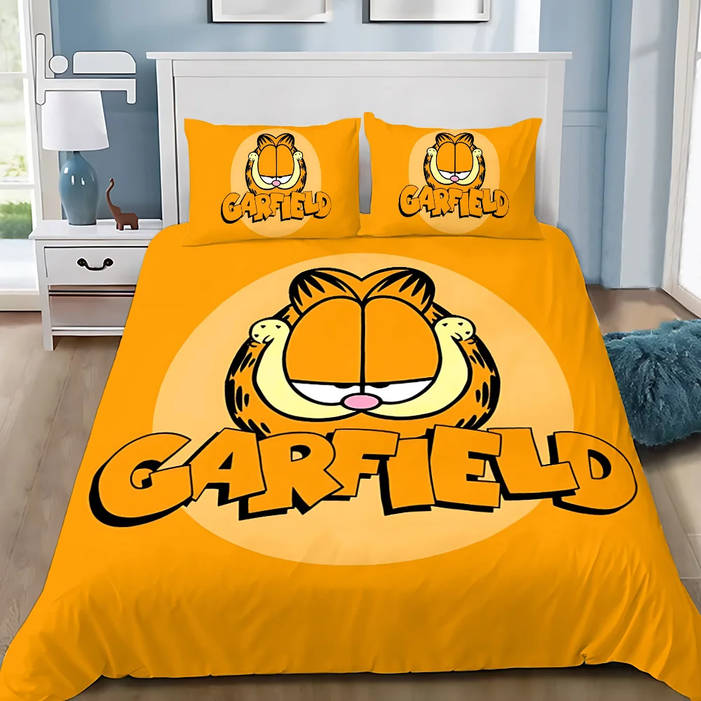 Duvet Cover Pillowcase Bedding Set Anime For G-Garfields Adult BoyGirl Bedroom Decoration Children Gift Single Double Large Size
