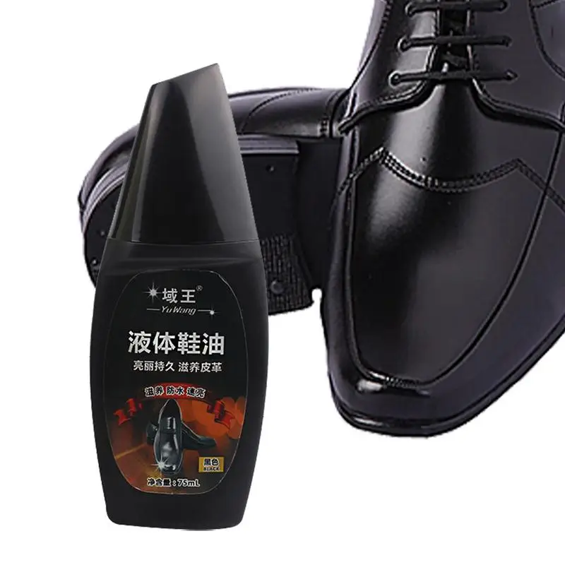 

Shoe Shine 75ml Leather Shoe Maintenance Shine Oil With Brush Head Leather Boots Shoes And Bags Shine Oil For Meeting Holiday