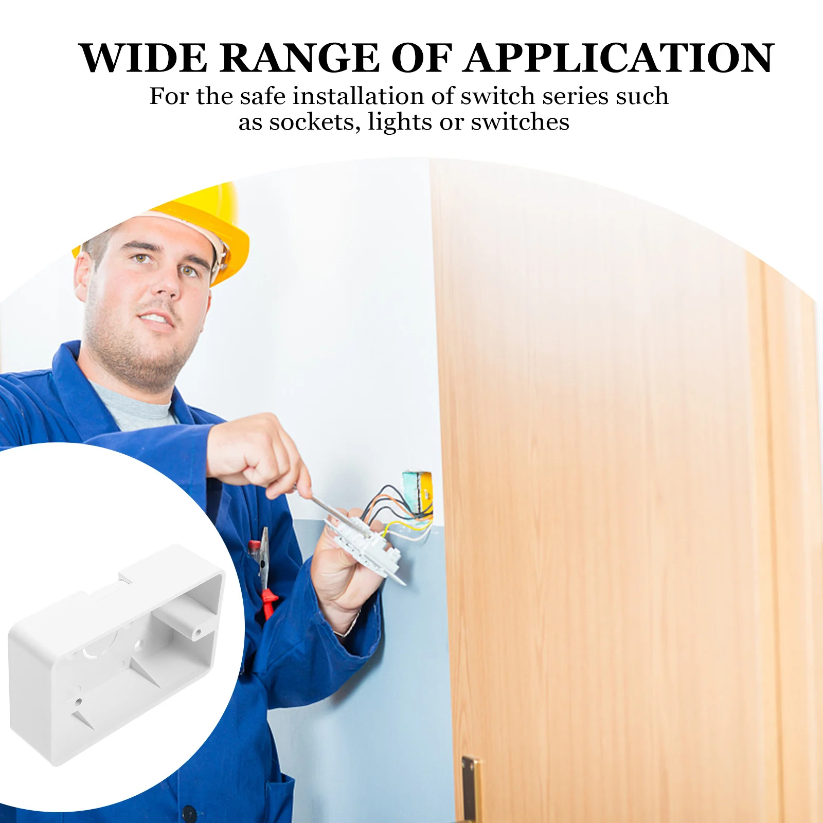 5-комп. Распределительная коробка для удлинителя настенная розетка