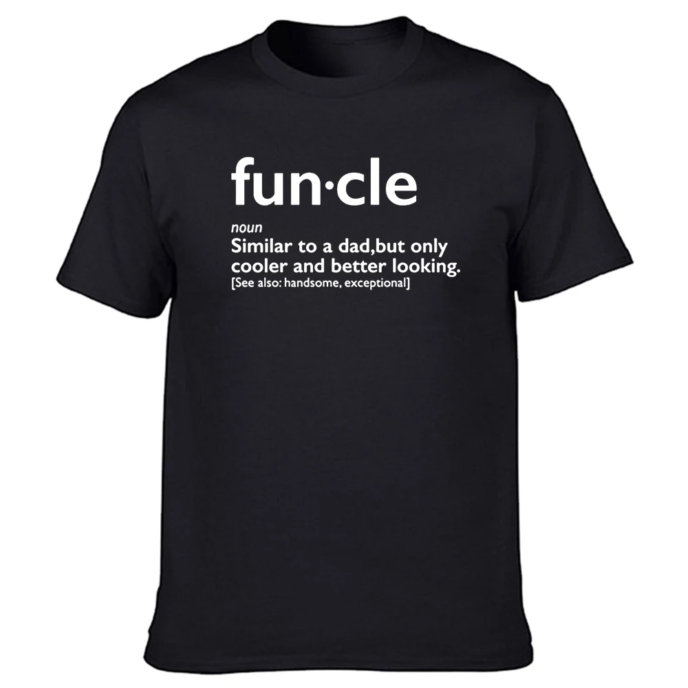 

Funcle Definition Gift for Uncle T Shirt Funny Novelty Sarcastic Streetwear Short Sleeve O-Neck Harajuku Hip Hop T-shirt Men