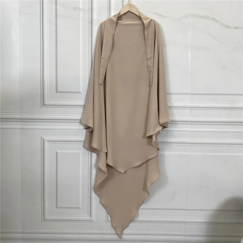 Женский мусульманский простой химар хиджаб шарф головной убор молитвенная