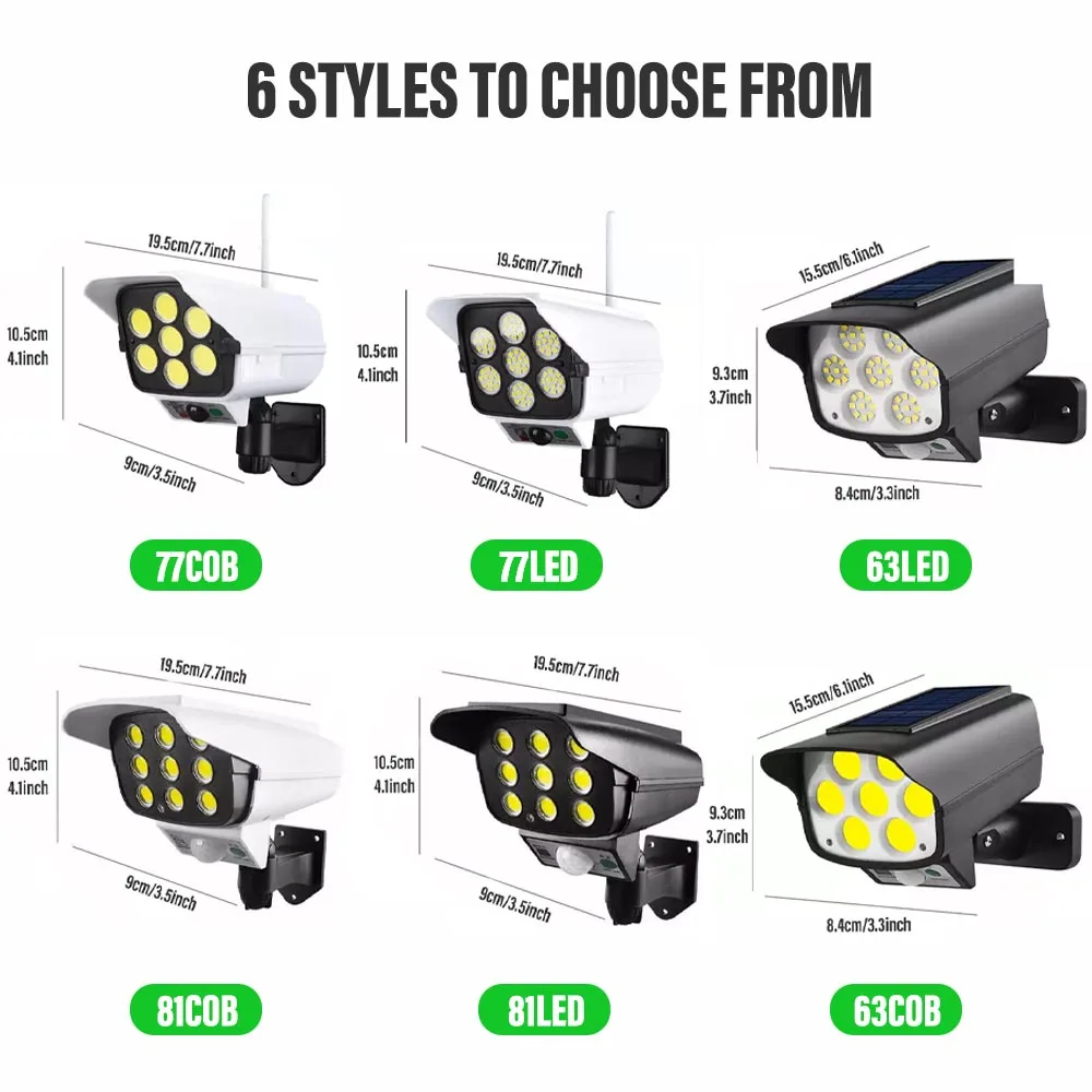 Светодиодный настенный светильник на солнечной батарее водонепроницаемый