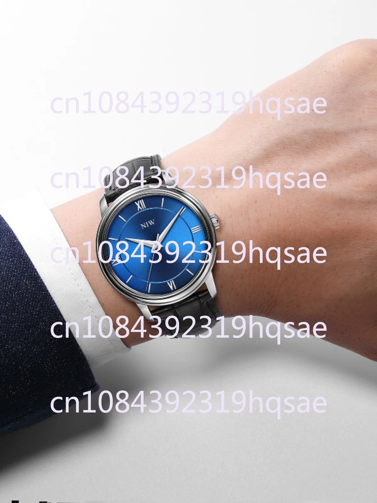 Мужские кварцевые часы с сапфировым стеклом японский кварцевый механизм