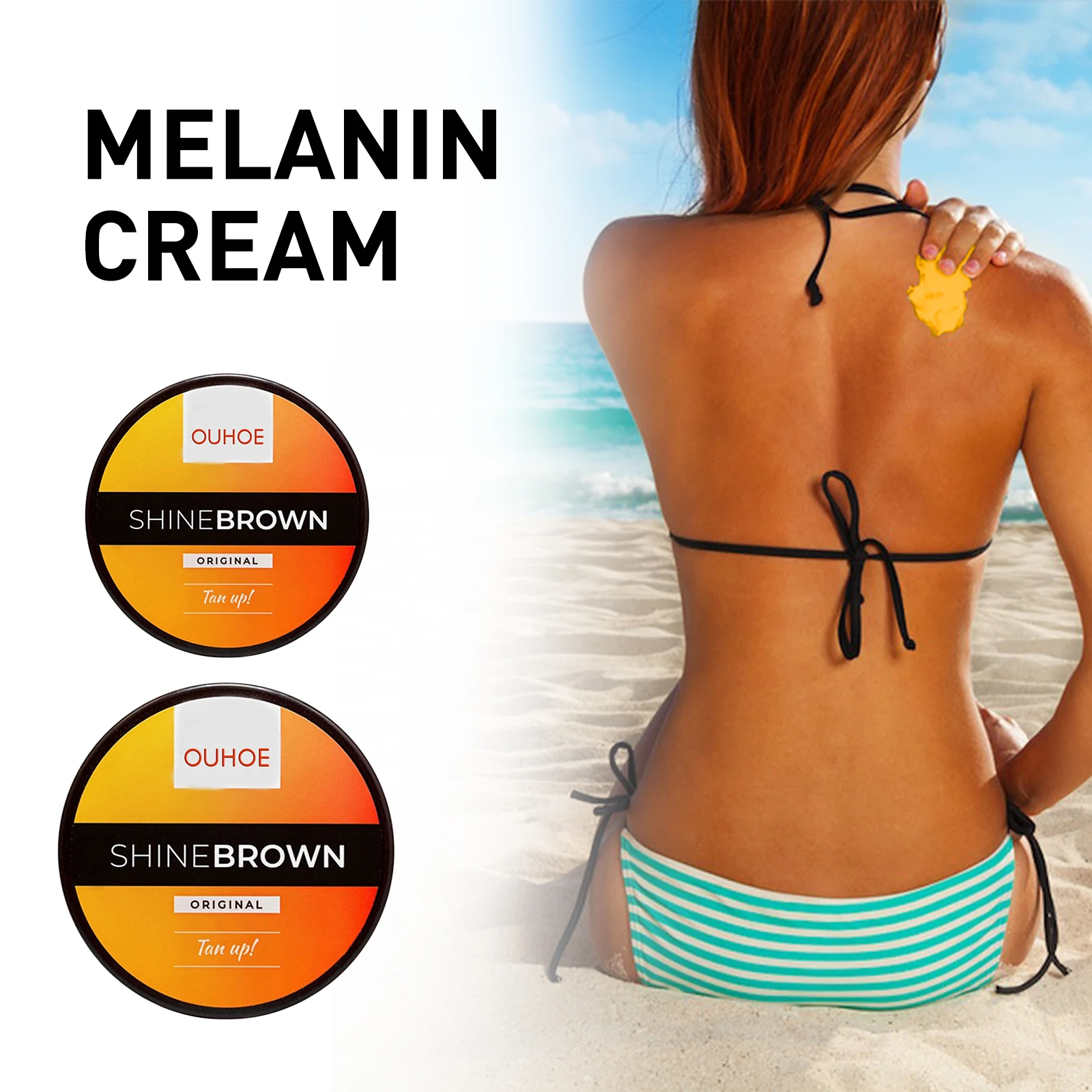 

50/100g Tanning Cream Summer Beach Bronzer Tanning Booster Skin Sunburn Repair Gel Aloe Vera Gel Sun Cream Bronzer Skin Sunburn