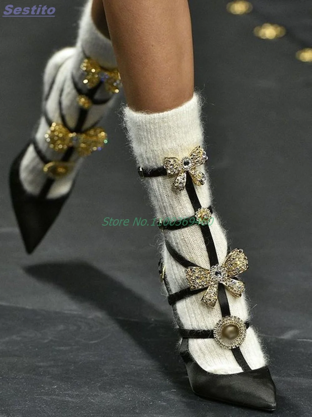 

Сандалии женские на шпильке, с квадратным носком, металлической цепочкой и ремешком на щиколотке