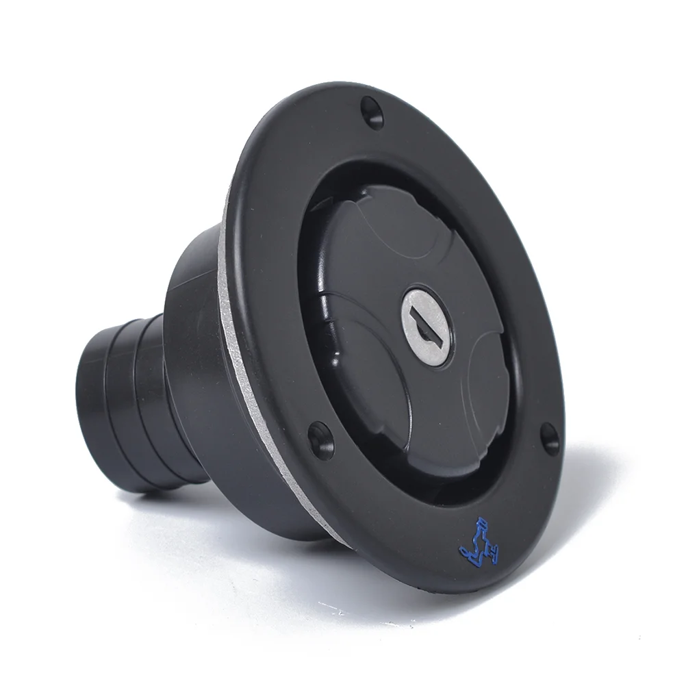 Гравитационный впускной клапан для воды крышка с замком прицепа (черный)