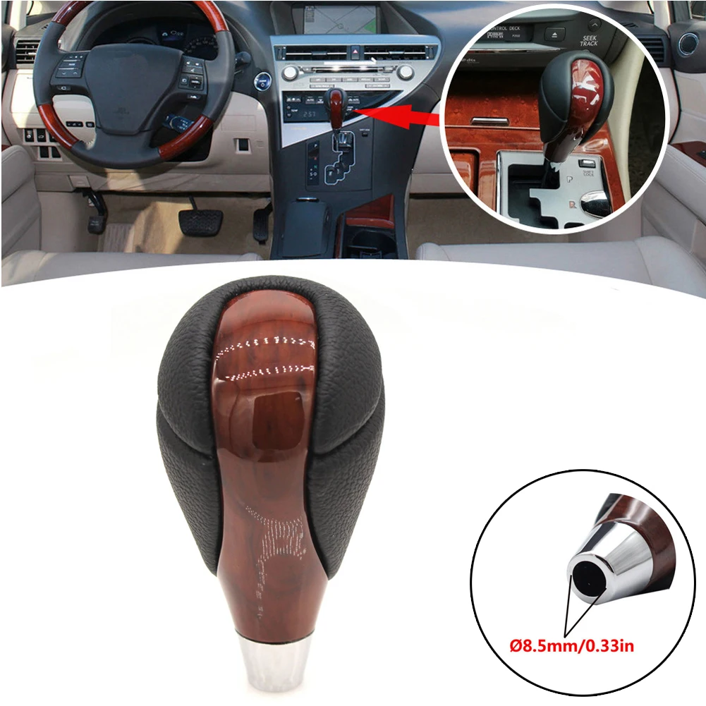 

Gear Shift Knob For Lexus GS300 GS350 GS400 GS430 GS450h GS460 Automatic Shifter Stick Lever Handball Black Red Walnut