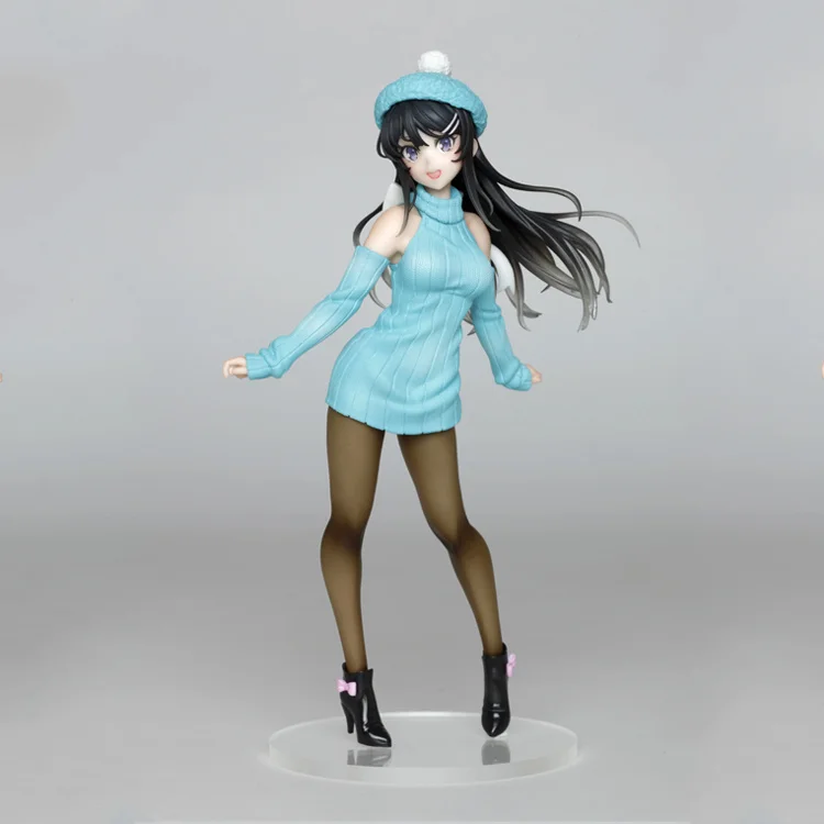 

Japanese 2022 original anime figure promotional price Sakurajima Mai action figure collectible model toys for boys