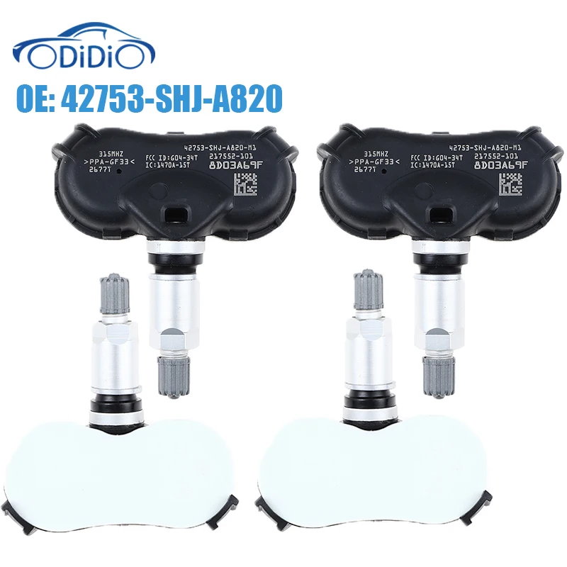 Датчик давления в шинах 42753-SHJ-A820 315 МГц TPMS датчик 42753-SHJ-A810-M1 42753SHJA820 для Honda 2008-2010 Odyssey 2008 элемент