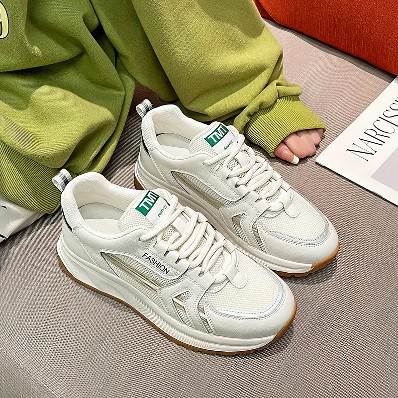 

Board shoes fashion old dad small white shoes female spring and summer new breathable running shoes casual sports Agam shoes