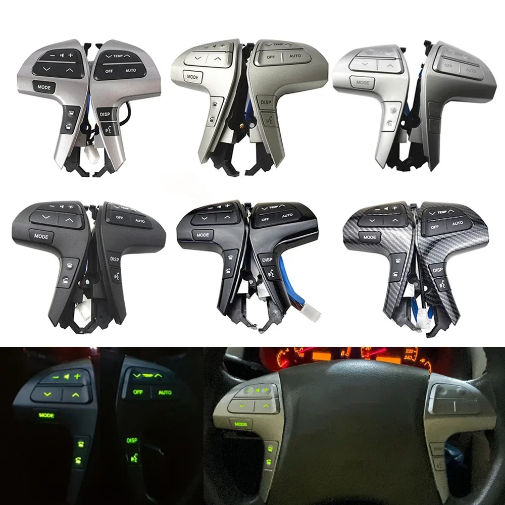 Auto Steering Wheel Audio Control Button Switch OE 84250-0E120 84250-0E220 For TOYOTA HILUX VIGO COROLLA CAMRY HIGHLANDER INNOVA