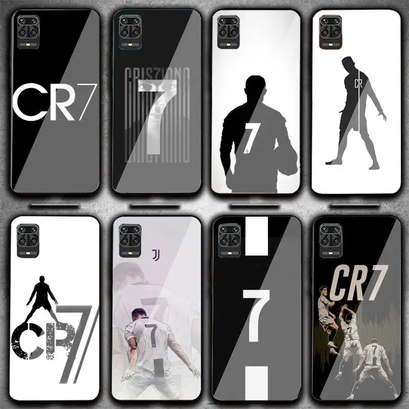 

C-CR7 Football Star-Ronaldos чехол для телефона для Xiaomi6 8SE X2S NOTE3 Redmi4 5 6 Plus Note 4 5 6 7 Чехол из закаленного стекла