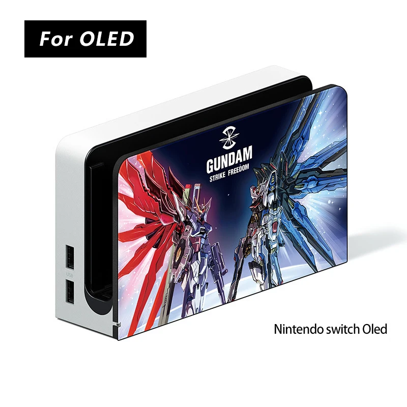 Cartoon Hot Game AC Demon Slayer Cute ABS Protective Case Shell for Nintendo Switch OLED TV Dock images - 6