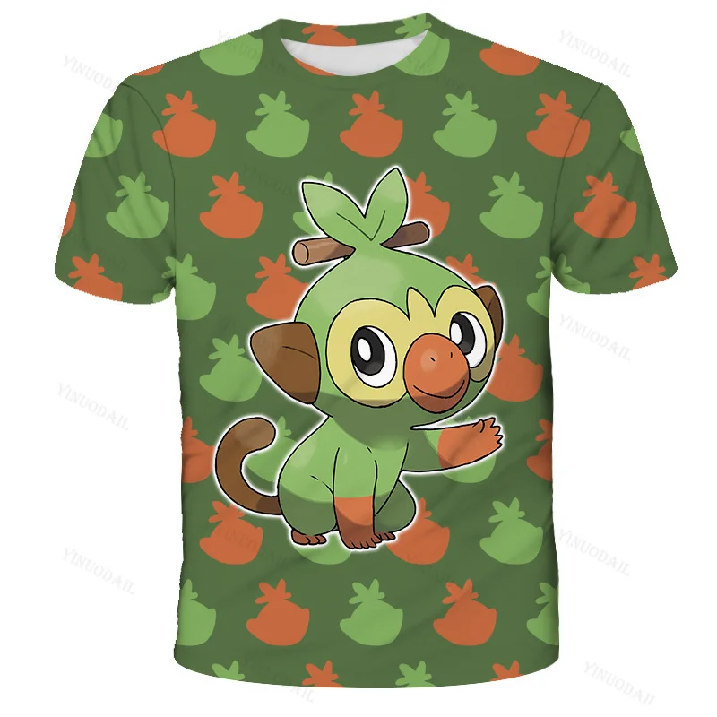 

Футболка Meowth с изображением Пикачу и покемона, летняя футболка, футболки, крутая короткая тонкая мужская верхняя одежда, топы