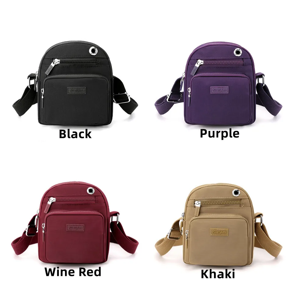 Women Fashion Nylon Crossbody Bag Handbags Female Travel Top Handle Tote Crossbody Bags Shoulder Bag