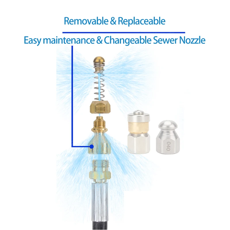Шланг для очистки канализации высокого давления шланг канализационной воды