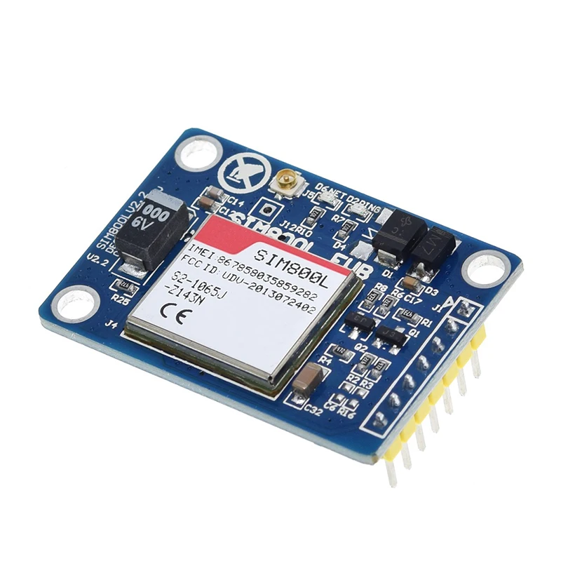 1 комплект SIM800L V2.0 5 В беспроводной GSM GPRS модуль четырехдиапазонный с крышкой