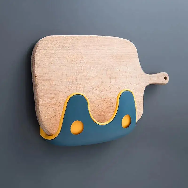 

Стеллаж для кастрюль, настенная полка для разделочной доски, кухни, креативная полка для хранения