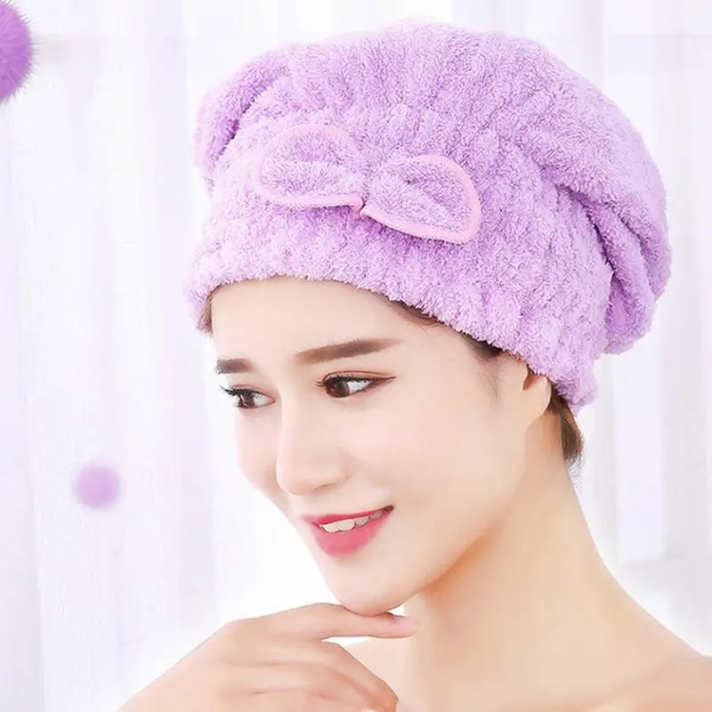 

Шапка для сухих волос, головной убор для волос, полотенце из микрофибры, полотенце для волос, аксессуары для ванной комнаты, шапка для сухих ...