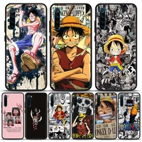 anime one piece monkey d luffy phone case for redmi 6 6a 7 7a 8 8a 9 9a 9c 9t 10 10c k40 k40s k50 pro plus soft silicone case