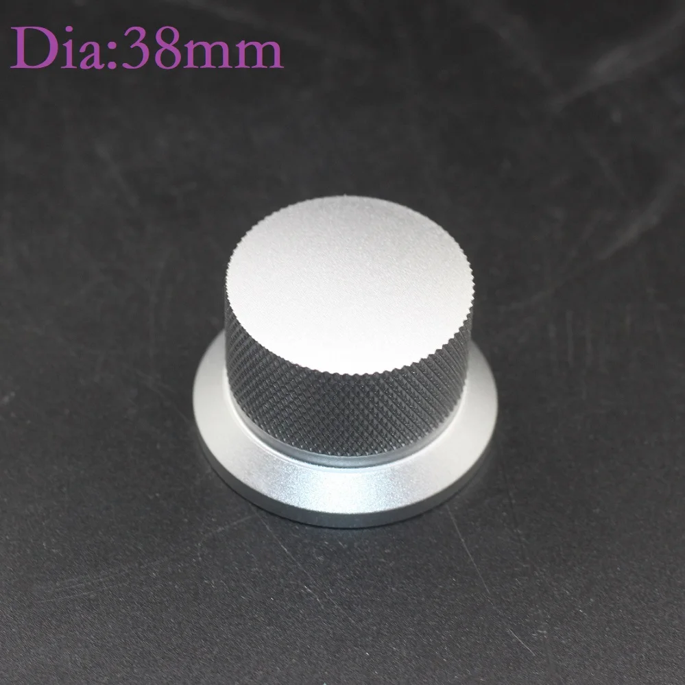 

Dia38 Height 25 Matte Knob Anodized Aluminum Alloy Solid Audio Power Leveler Volume Switch DIY Chassis Kits 38mm