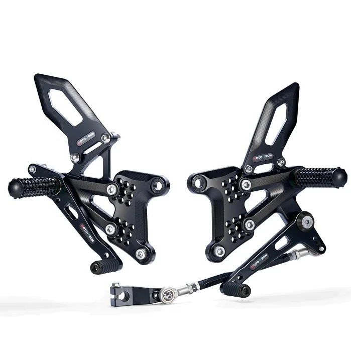 

ZX6R задняя подножка, подставки для ног, модифицированные детали для KAWASAKI ZX-6R ZX636 2009-2024, аксессуары для ремонта из алюминиевого сплава с ЧПУ