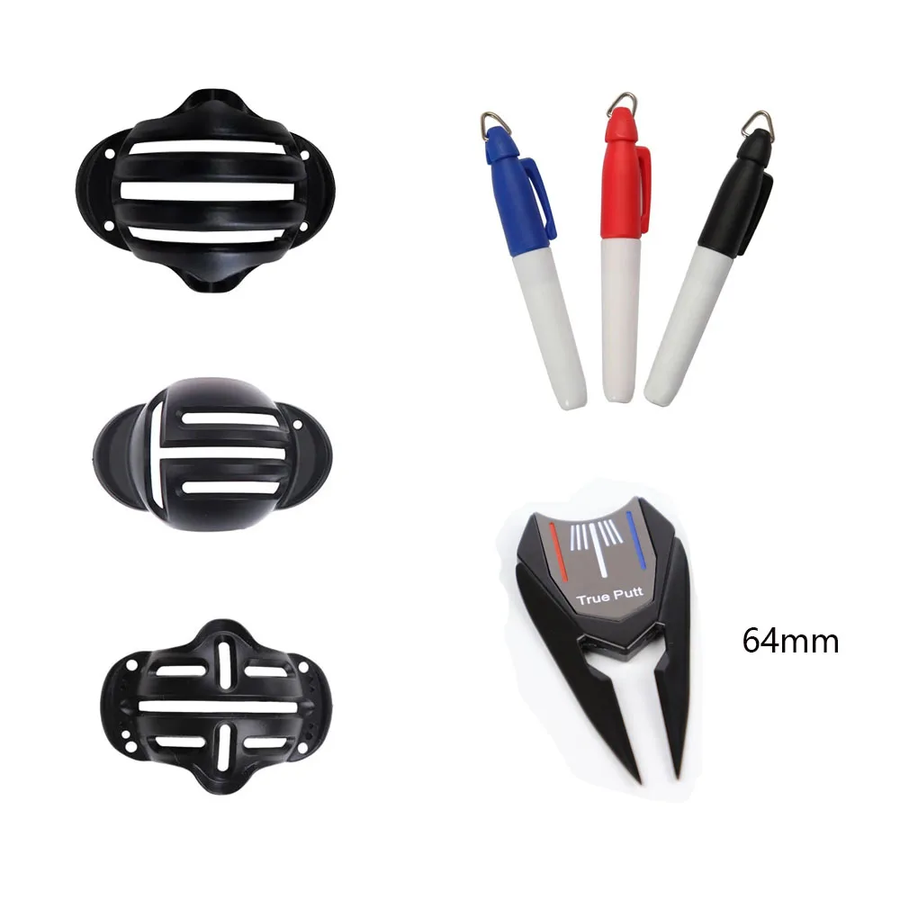 

Шарик для гольфа, 6 видов, трафарет для трека и 3 ручки