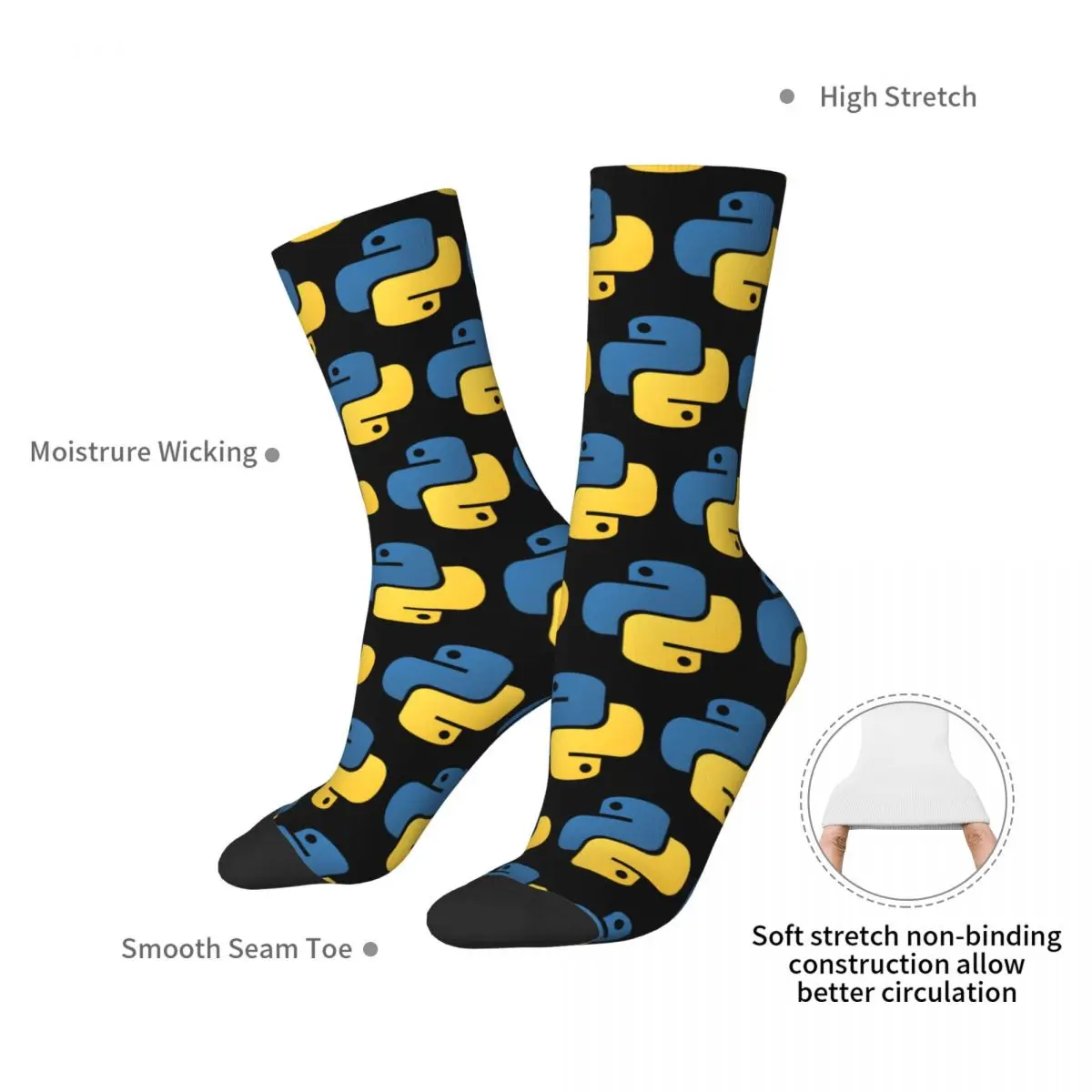 Python Programming Adult Socks,Unisex socks,men Socks women Socks